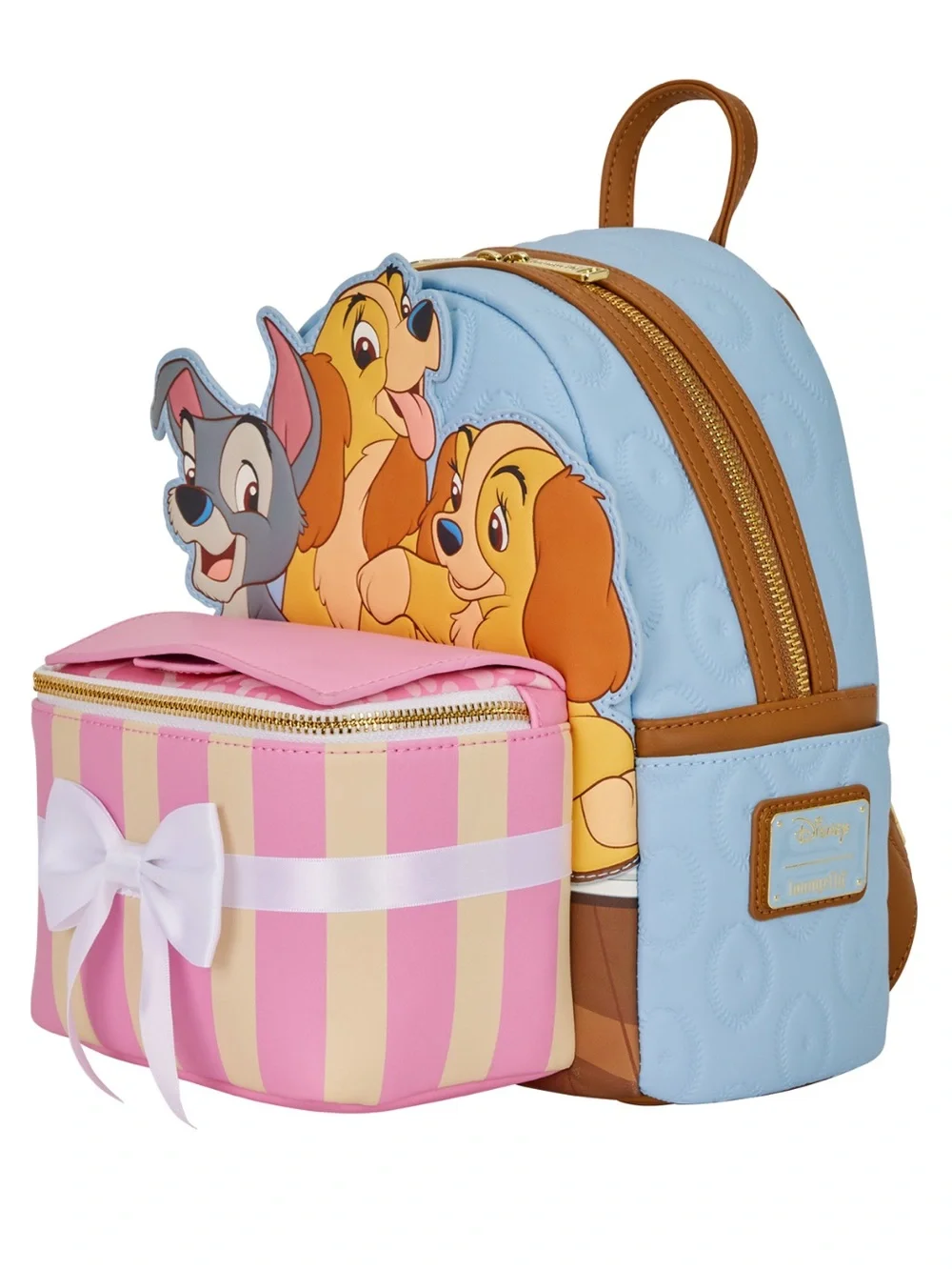 Loungefly Lady and the Tramp Exclusive Puppies Pop-Up Mini Backpack & Wallet